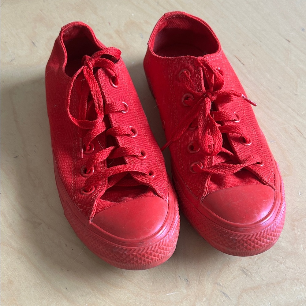Converse Vibrant Red Sneakers
